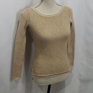 NWOT J. CREW Merino Wool Viscose Blend Knit Sweater Medium Weight